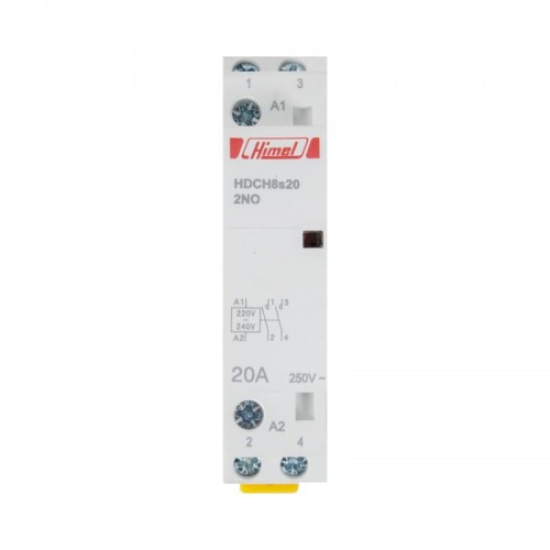 Модульный контактор Himel HDCH8S 2НО 20А 230В