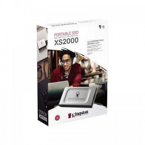 Внешний SSD диск Kingston 1TB XS2000 Серый