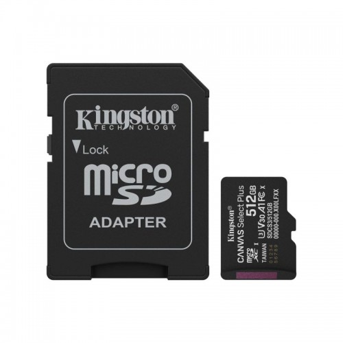 Карта памяти Kingston SDCS3/512GB Canvas Select Plus A1 U3 V30 512GB