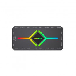 Контроллер подсветки Gamemax V4.0 ARGB+PWM HUB BK (12В)