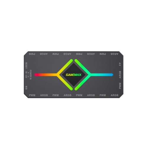 Контроллер подсветки Gamemax V4.0 ARGB+PWM HUB BK (12В)