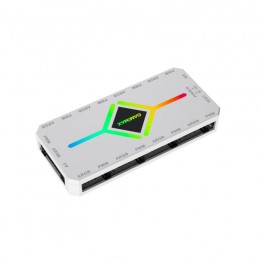 Контроллер подсветки Gamemax V4.0 ARGB+PWM HUB WH (12В)
