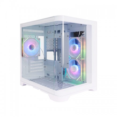 Компьютерный корпус 1STPLAYER UV5 WHITE без Б/П