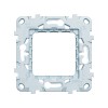 Суппорт SE NU7002 Unica Modular 2 модуля Zamak