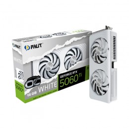 Видеокарта PALIT RTX5060Ti WHITE OC 16GB (NE7506TU19T1-GB2061M)