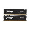 Комплект модулей памяти Kingston FURY Beast KF432C16BB1K2/32WP DDR4 32GB (Kit 2x16GB) 3200MHz Чёрный
