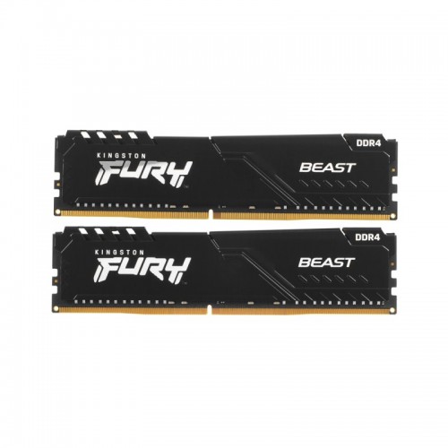 Комплект модулей памяти Kingston FURY Beast KF432C16BB1K2/32WP DDR4 32GB (Kit 2x16GB) 3200MHz Чёрный