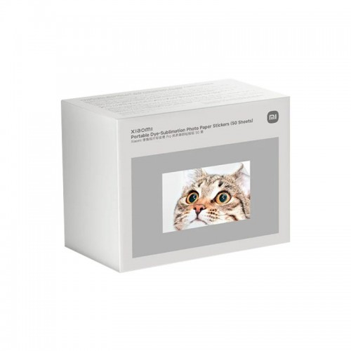 Фотобумага Xiaomi Portable Dye-Sublimation Photo Paper Stickers 50 Sheets