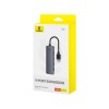 Концентратор Baseus UltraJoy Series 4-Port Space Grey (B0005280B811-10)