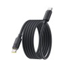 Интерфейсный кабель Baseus Foamed Silicone Pro Magnetic USB-C to USB-C 100W Black 1m (E0426D00)