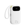 Портативный внешний аккумулятор Baseus EnerFill FC31 10000mAh 22.5W White (P10082106213-00)