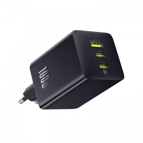 Адаптер питания Baseus EnerFill FE11 2C+U 100W Black (P10182102123-00)