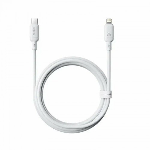 Интерфейсный кабель Baseus Silky Type-C to iP 20W 2m White (P10377700213-01)