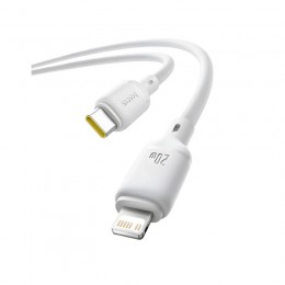 Интерфейсный кабель Baseus Silky Type-C to iP 20W 2m White (P10377700213-01)