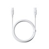 Интерфейсный кабель Baseus Silky Type-C to Type-C 100W 1m White(P10377704213-00)