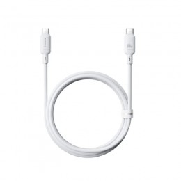 Интерфейсный кабель Baseus Silky Type-C to Type-C 100W 1m White(P10377704213-00)