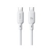 Интерфейсный кабель Baseus Silky Type-C to Type-C 100W 1m White(P10377704213-00)