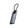 Док-станция Baseus Metal Gleam Series II 6-in-1 Grey (B00061802813-00)