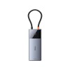Док-станция Baseus Metal Gleam Series II 6-in-1 Grey (B00061802813-00)