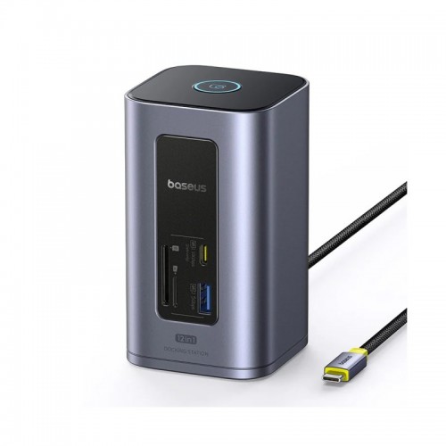 Док-станция Baseus NU1 Air Spacemate 12-in-1 Grey (B00568103813-00)