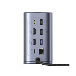 Док-станция Baseus NU1 Air Spacemate 12-in-1 Grey (B00568103813-00)