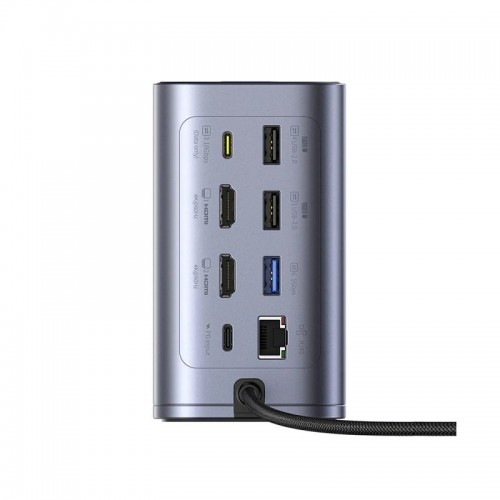 Док-станция Baseus NU1 Air Spacemate 12-in-1 Grey (B00568103813-00)
