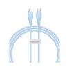 Интерфейсный кабель Baseus Ultra-Fast USB-C to USB-C 100W 1m Blue (P10376302312-01)