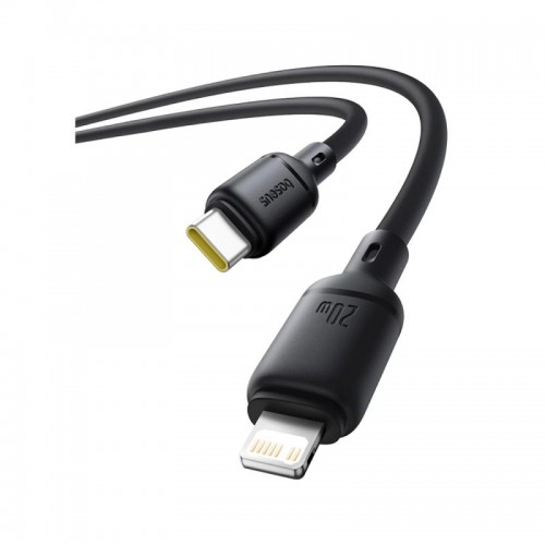 Интерфейсный кабель Baseus Silky Type-C to iP 20W 1m Cluster Black (P10377700113-00)