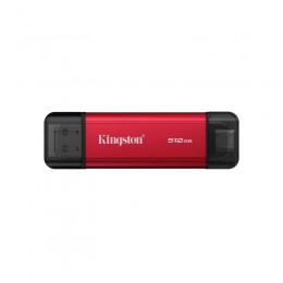 Внешний SSD диск Kingston 512GB Dual Portable Красный