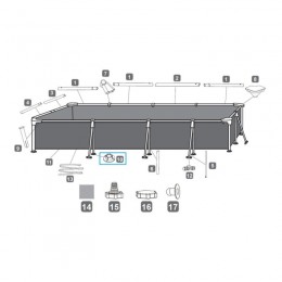 Подставка для вертикальных стоек Bestway P07235