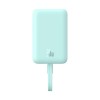 Портативный внешний аккумулятор Baseus Magnetic Mini 10000mAh 30W Blue (P1002210B333-00)