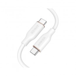 Интерфейсный кабель Anker PowerLine III Flow USB-C to USB-C (A8552H21) Белый