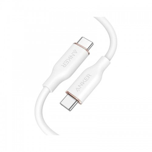 Интерфейсный кабель Anker PowerLine III Flow USB-C to USB-C (A8552H21) Белый