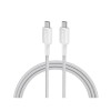 Интерфейсный кабель Anker 322 USB-C to USB-C Cable 1М (A81F5G21) Белый