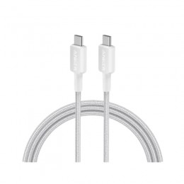 Интерфейсный кабель Anker 322 USB-C to USB-C Cable 1М (A81F5G21) Белый