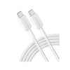 Интерфейсный кабель Anker 322 USB-C to USB-C Cable 2М (A81F6G21) Белый