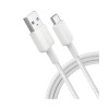 Интерфейсный кабель Anker 322 USB-A to USB-C 1М (A81H5G21) Белый