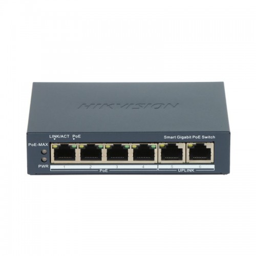 Коммутатор Hikvision DS-3E1506P-EI/M-4P1T1F