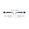 Патч корд оптоволоконный MPO-MPO OM4 16F FF Type-B 15 м