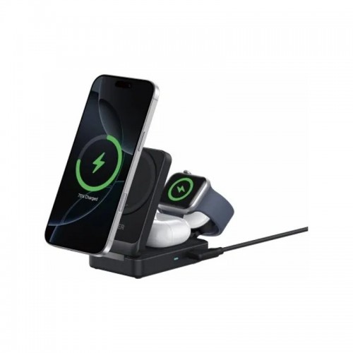 Беспроводное зарядное устройство Anker MagGo 15W, Foldable 3-in-1 (B2557312) Черный