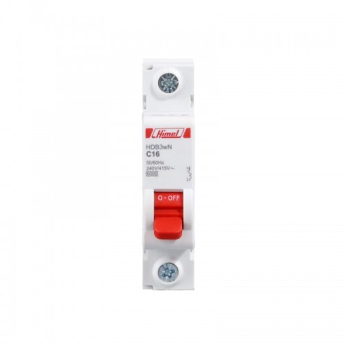 Автоматический выключатель Himel HDB3w 1Р 10А х-ка B 4,5кА