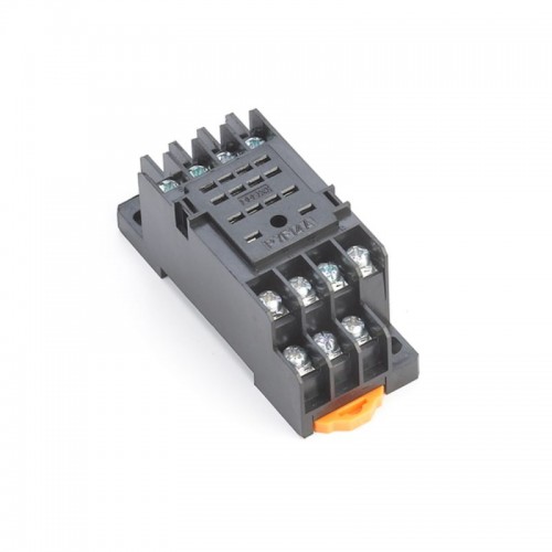 Разъём для крепления на DIN-рейку пром. реле Himel HDZ9 4 конт. 3-5А