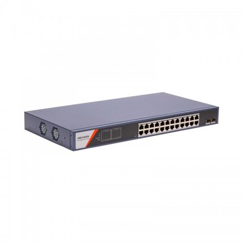 Коммутатор Hikvision DS-3E1526P-SI-24P2F