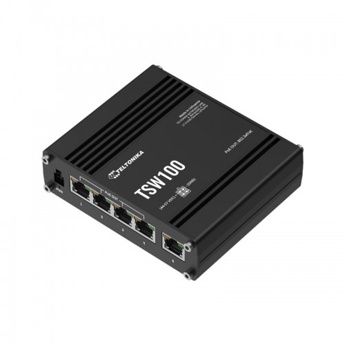Сетевой шлюз Teltonika (КОММУТАТОР) TSW100 SWITCH 5 10/100 PORTSTS