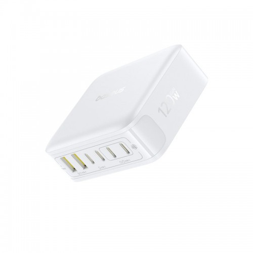 Адаптер питания Baseus EnerFill FH21 Desktop Charging Station 4C+2U 120W EU Moon White