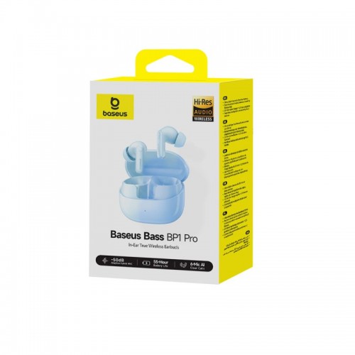 Наушники Baseus Bass BP1 Pro In-Ear True Earbuds Galaxy Blue