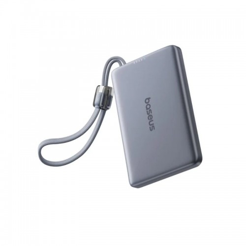 Портативный внешний аккумулятор Baseus PicoGo AM41 Slim Magnetic Power Bank 10000mAh 27W Space Grey
