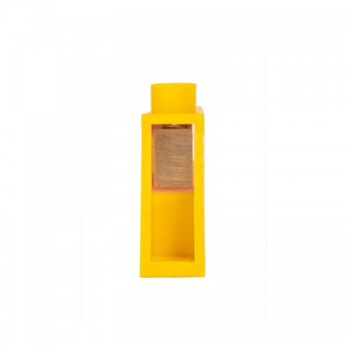 Шина нулевая Deluxe XP0812K 12 групп жёлтая изолированная