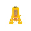 Шина заземления Deluxe PE-0609F 7 групп жёлтая