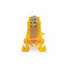 Шина заземления Deluxe PE-0609F 10 групп жёлтая